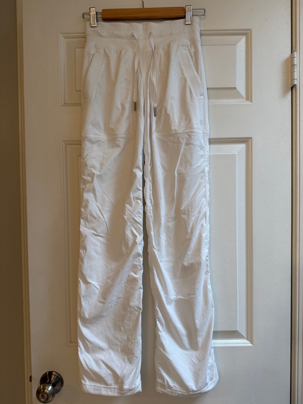 Lululemon Dance studio White Drawstring Pants